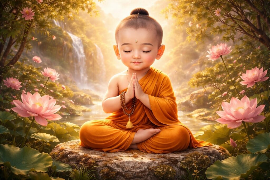 Con Phật là những em bé có bản tính hiền lành và thương người