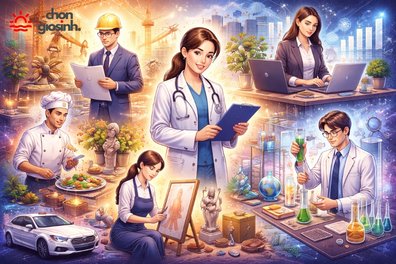 Định hướng nghề nghiệp theo 12 giờ hoàng đạo