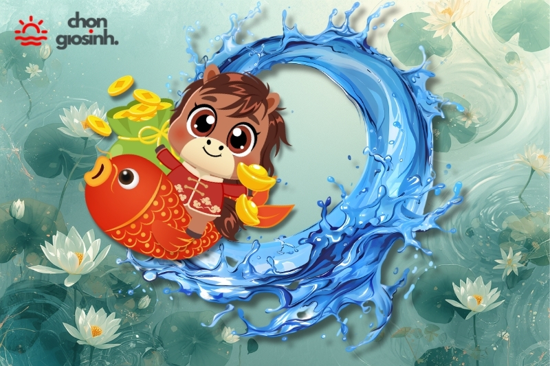 Bé Bính Ngọ 2026 mang bản mệnh Thiên Hà Thủy (nước trên trời)