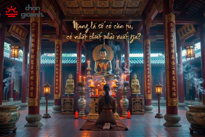 Mang lá số có căn tu, có nhất thiết phải xuất gia?