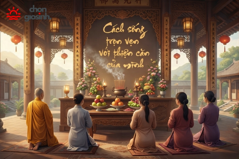 Cách sống trọn vẹn với thiện căn của mình