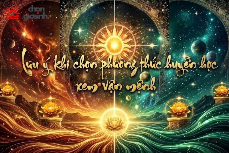 Lưu ý khi chọn phương thức huyền học xem vận mệnh